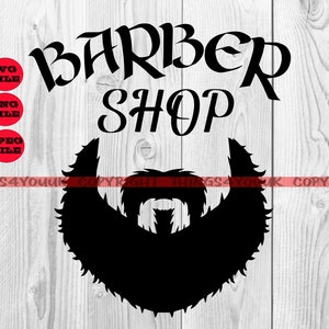 Barber Logo Svg, Barbershop Logo Svg, Cabeleireiro, Corte de cabelo, Bigode Svg, Beard Man, No Shave November, Beard SVG, Bearded Dad, Cricut File