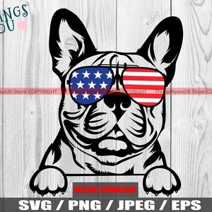 Französische Bulldogge, Französische Bulldogge SVG, Frenchie SVG, Frenchie Silhouette, Frenchie Lovers, Cute Peeking French Bulldog Svg, Silhouette, Cricut