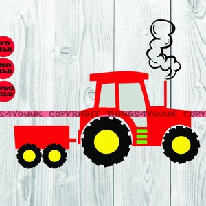 Tractor svg, Farm equipment, Tractor birthday, Birthday boy, Tractor, silhouette, tractor cricut file, iron on, png, Cricut file, Printable