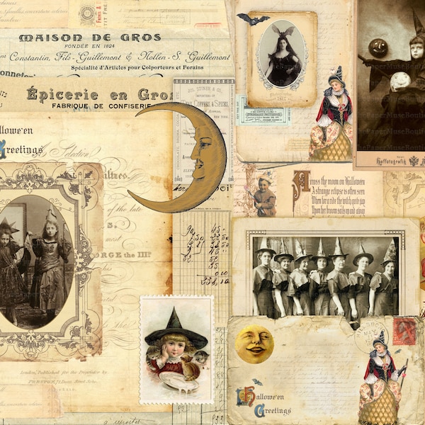 Halloween Ephemera - Etsy