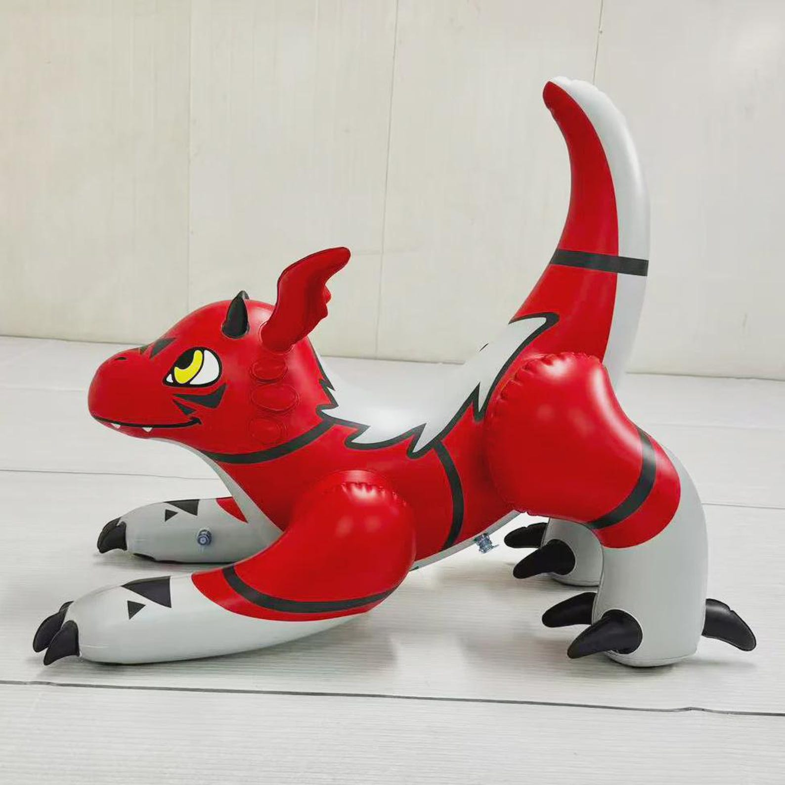4ft Inflatable Red Dragon: Collectible Vinyl Art Sculpture - Etsy
