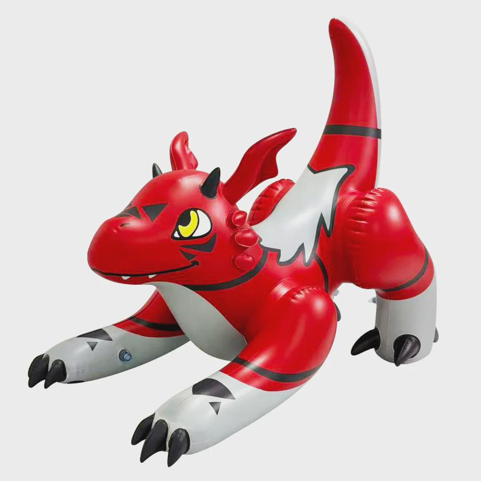 4ft Inflatable Red Dragon: Collectible Vinyl Art Sculpture - Etsy