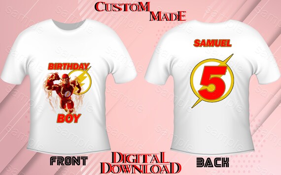 the flash birthday shirt