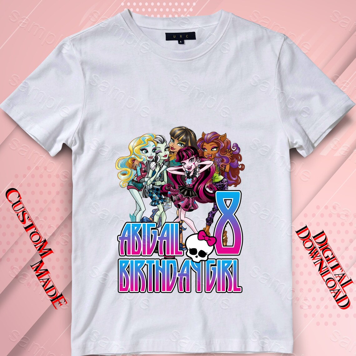Monster High Iron On Transfer Monster High Birthday Shirt Etsy