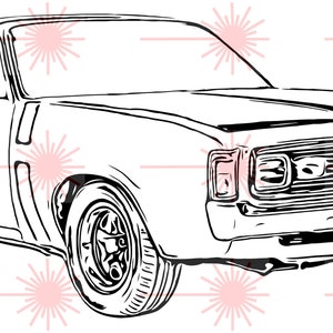 1972 Valiant Charger png dxf svg eps vector files for | Etsy
