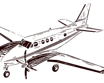 Download Beechcraft King Air Etsy