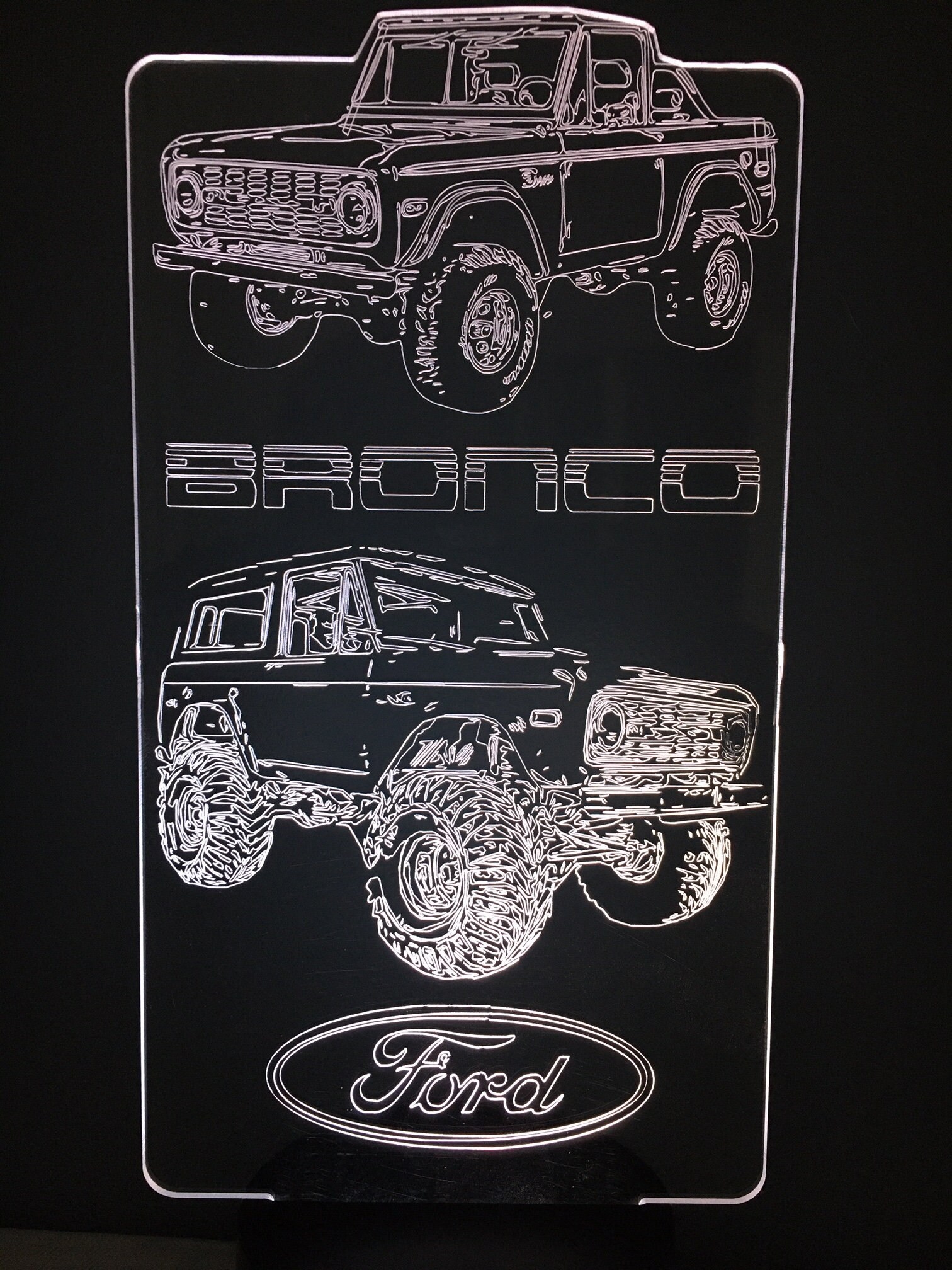 1970 Ford Bronco svg dxf eps vector files for engraving | Etsy