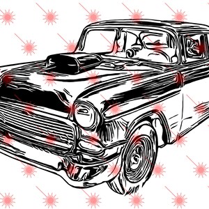 Download American Graffiti 1955 Chevy svg dxf eps vector files for ...