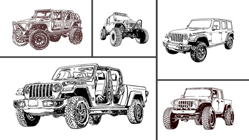 Download Jeep Bundle Special Savings svg dxf eps png vector file | Etsy