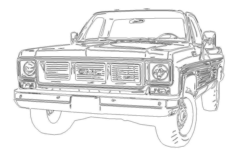 Free Free 292 Silhouette Gmc Truck Svg SVG PNG EPS DXF File