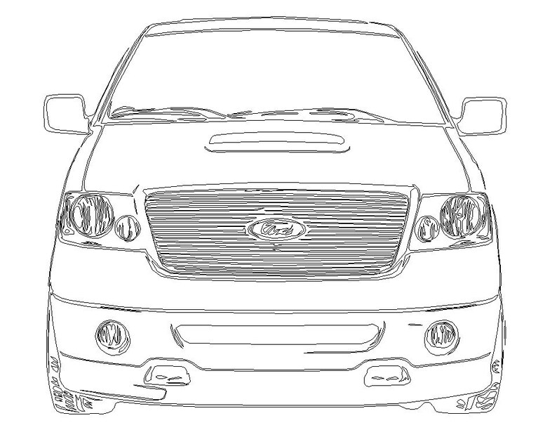 Download 2007 Ford F-150 png svg dxf eps vector files for engraving ...