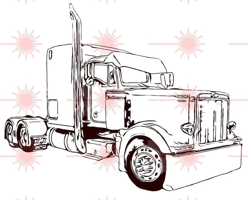 Free Free 139 Peterbilt Truck Svg Free SVG PNG EPS DXF File