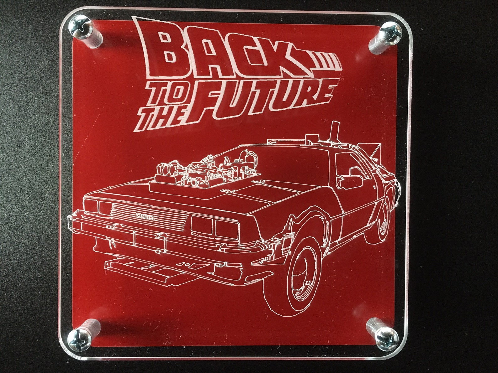 Back to the future 3D Acrylic Image Personalized Gift Etsy