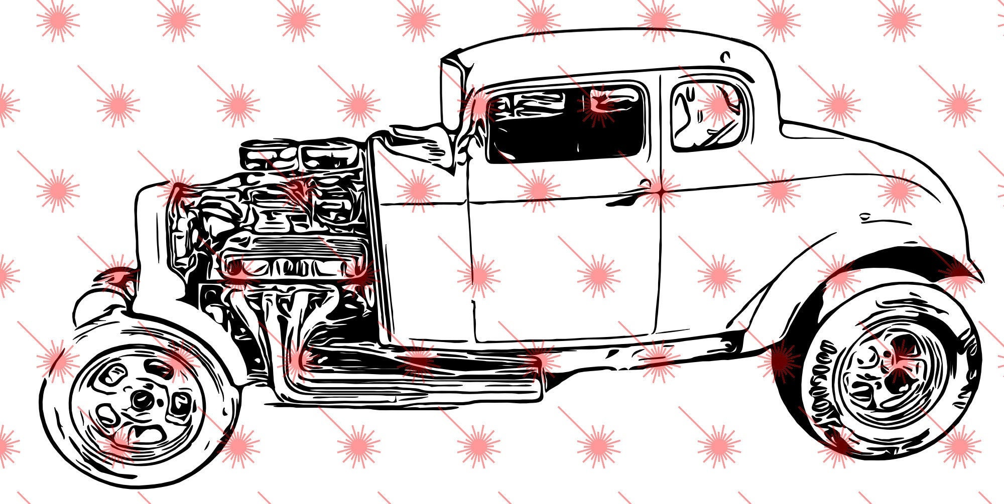 Download Amerikanische Graffiti 1932 Ford Svg Dxf Eps Vektor ...