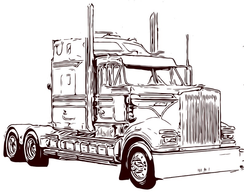 Free Free 337 Kenworth Truck Svg SVG PNG EPS DXF File