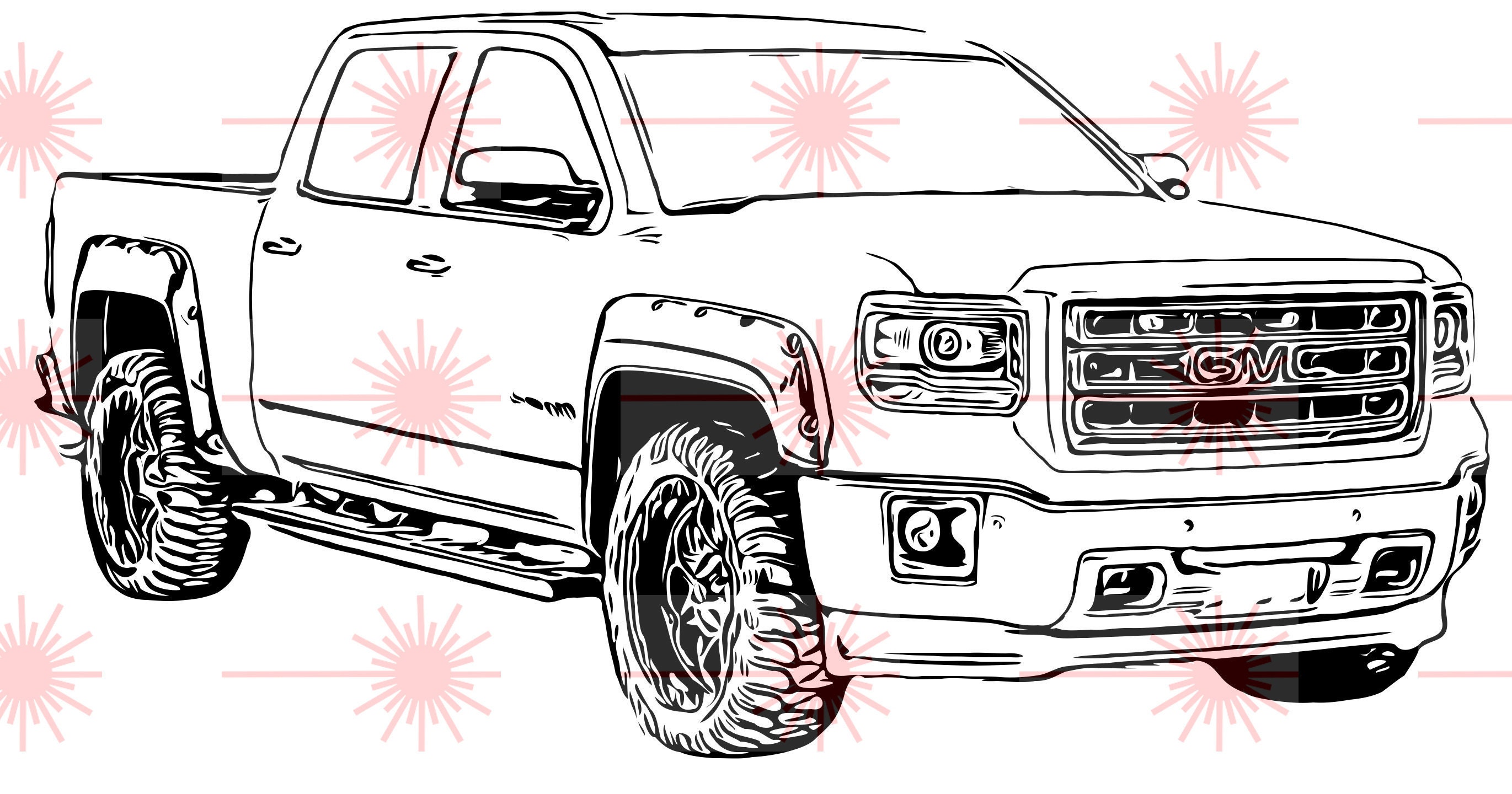 Free Free 329 Gmc Sierra Truck Svg SVG PNG EPS DXF File