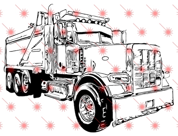 Free Free 315 Peterbilt Dump Truck Svg SVG PNG EPS DXF File