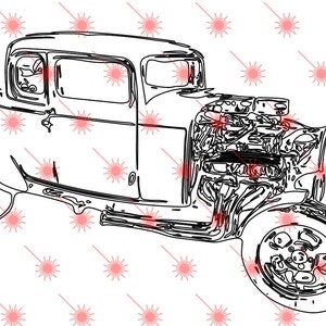 Download American Graffiti 1932 Ford svg dxf eps vector files for ...