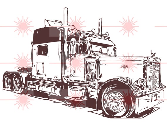 Free Free 245 Peterbilt Truck Svg Free SVG PNG EPS DXF File