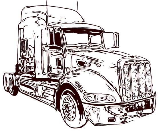 Free Free 157 Peterbilt Truck Svg Free SVG PNG EPS DXF File