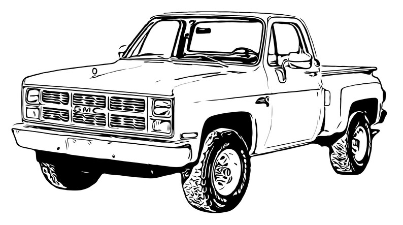 Free Free 88 Gmc Truck Svg SVG PNG EPS DXF File