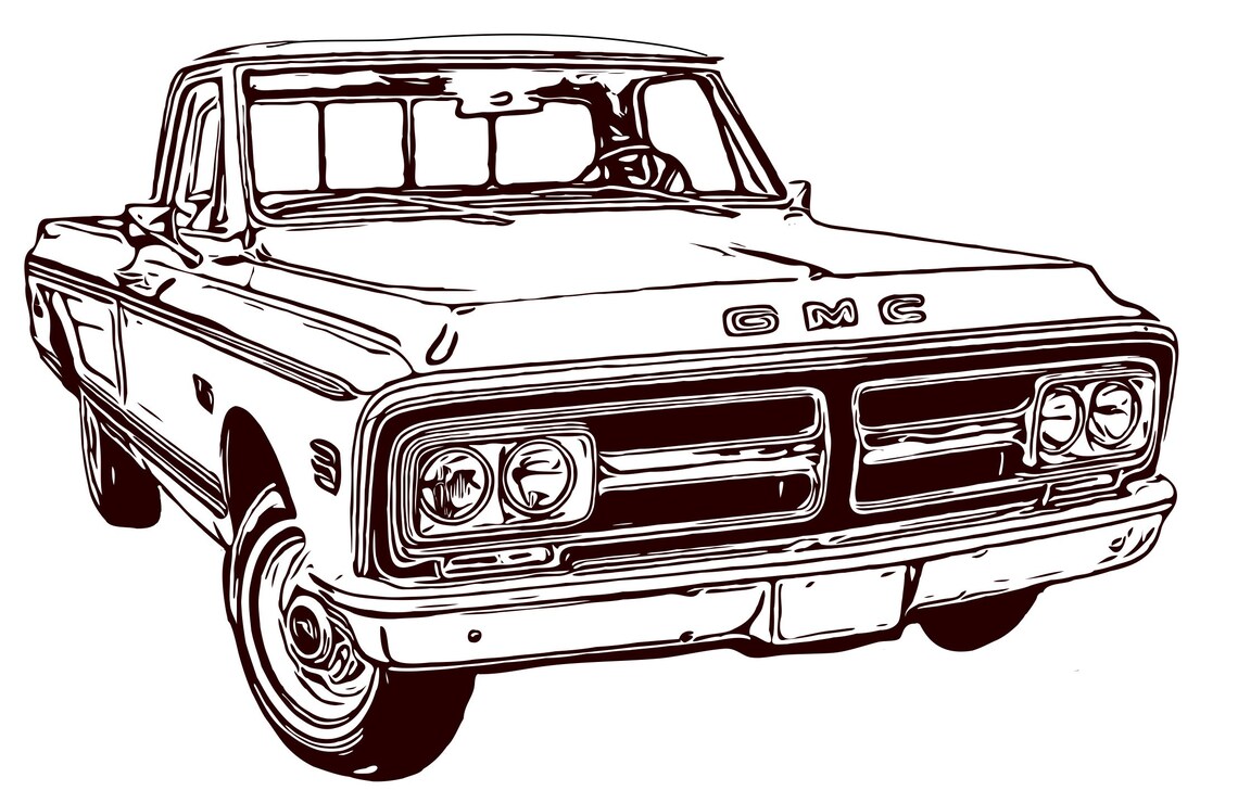 Free Free 321 Silhouette Gmc Truck Svg SVG PNG EPS DXF File