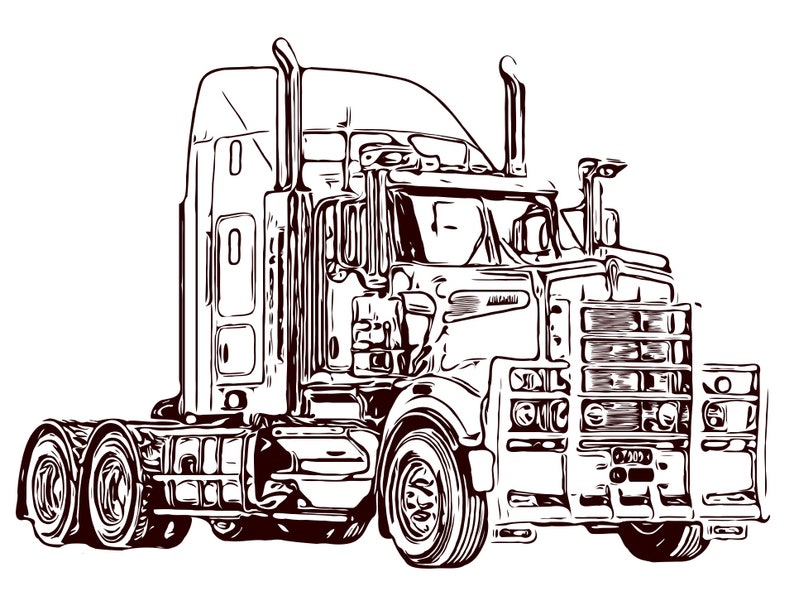 Free Free Kenworth Truck Svg 267 SVG PNG EPS DXF File