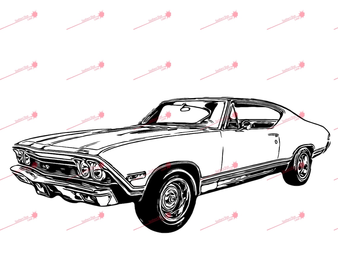 Chevy Chevelle SS Svg File