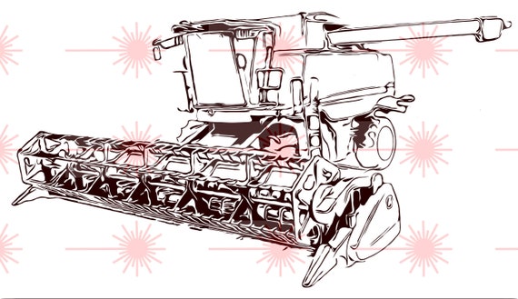 15+Free John Deere Papercraft Combine Template