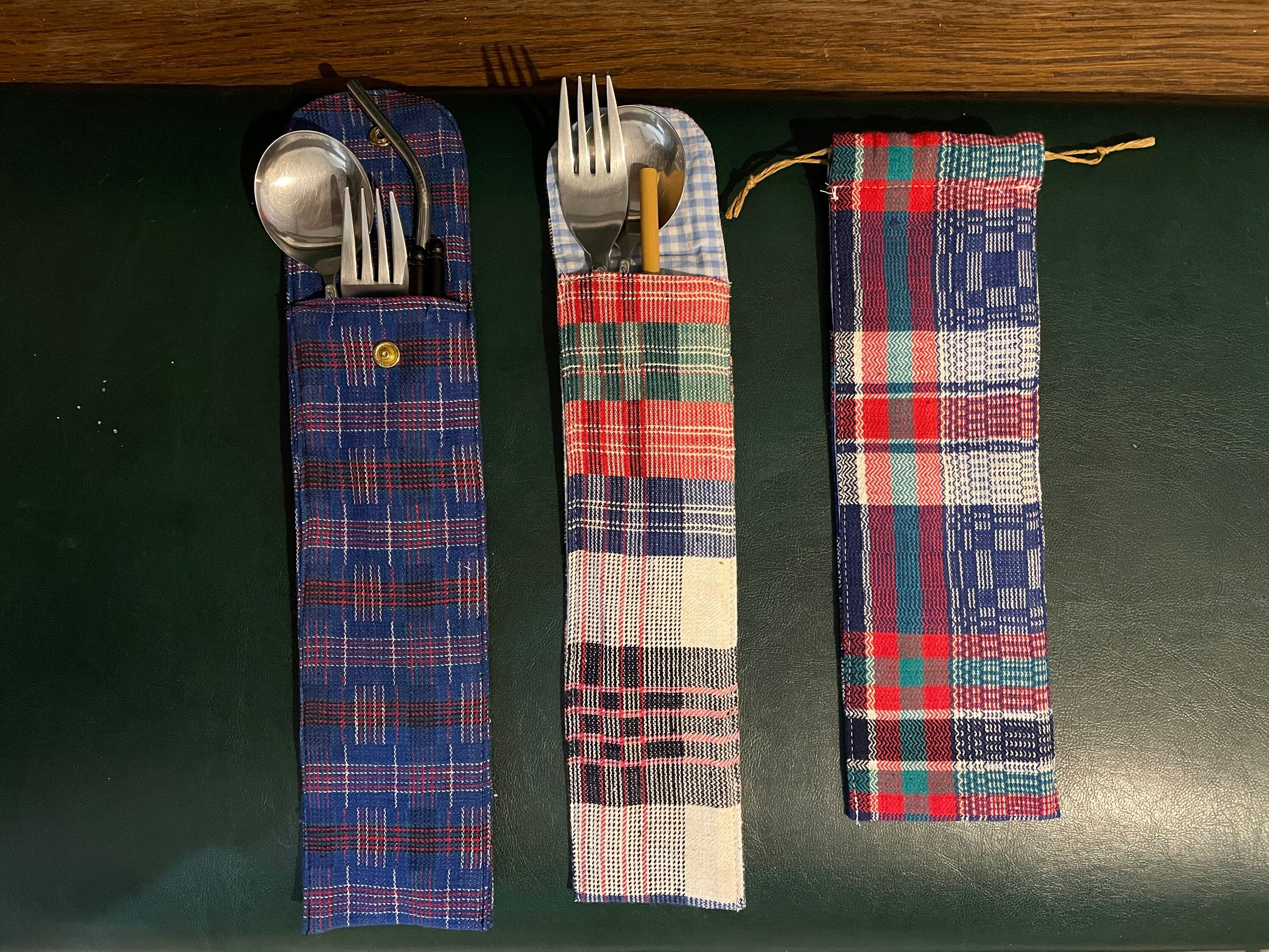 Homemade Cotton Cutlery Pouch/ Bag Etsy UK