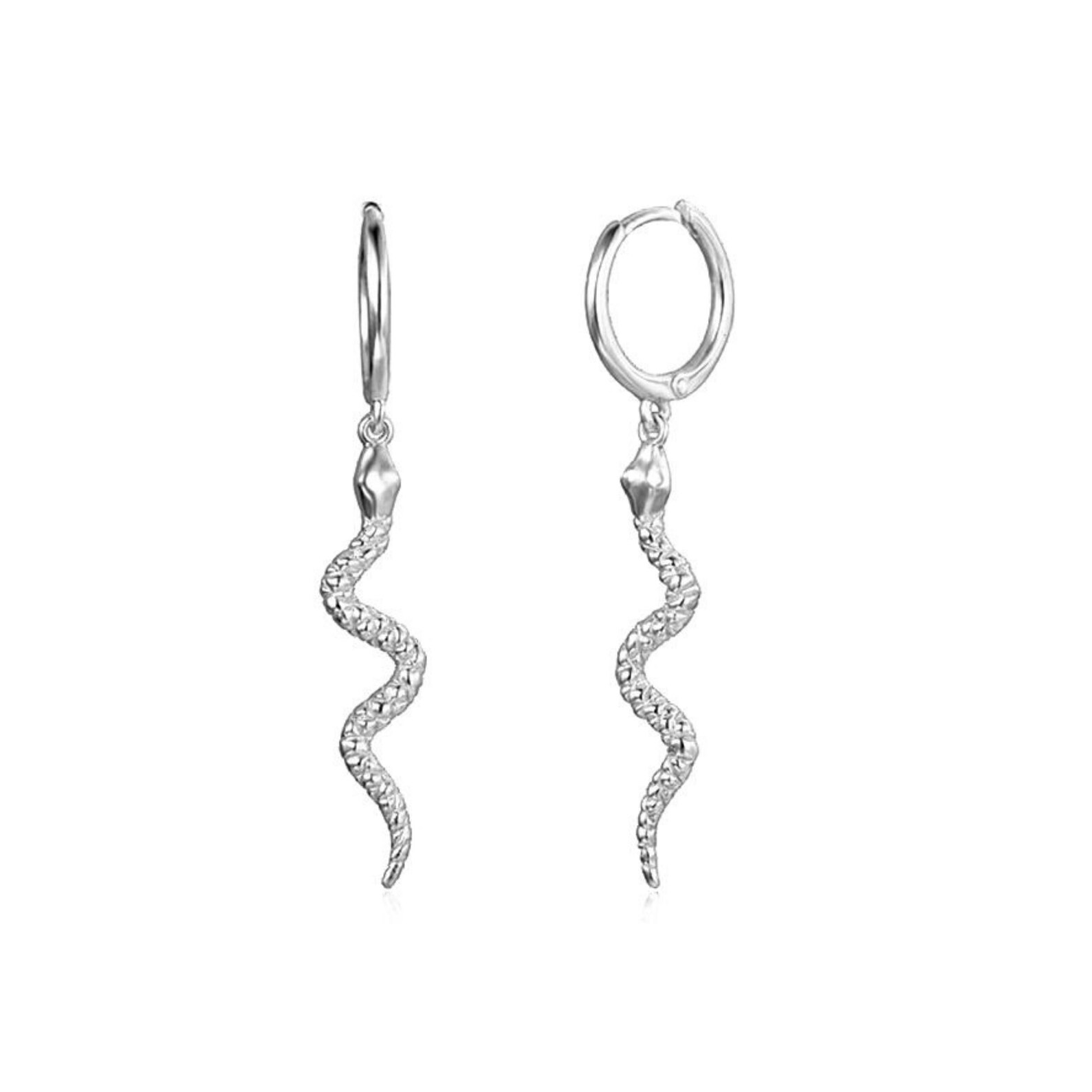 Snake Earrings Snake Hoop Earrings Gold Snake Earrings Etsy