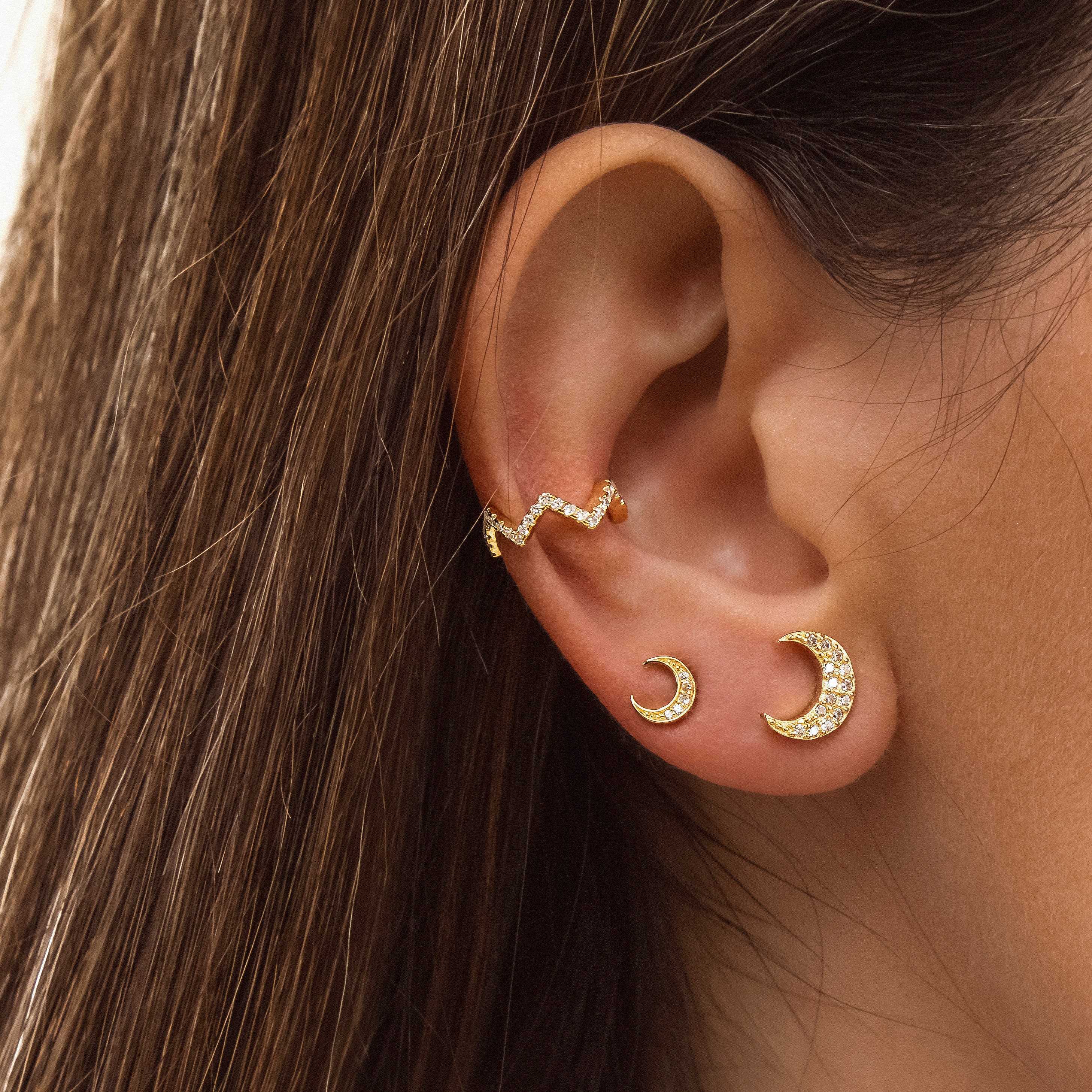 Zig Zag Ear Cuff Conch Ear Cuff Cz Ear Cuff Ear Cuff CZ Etsy