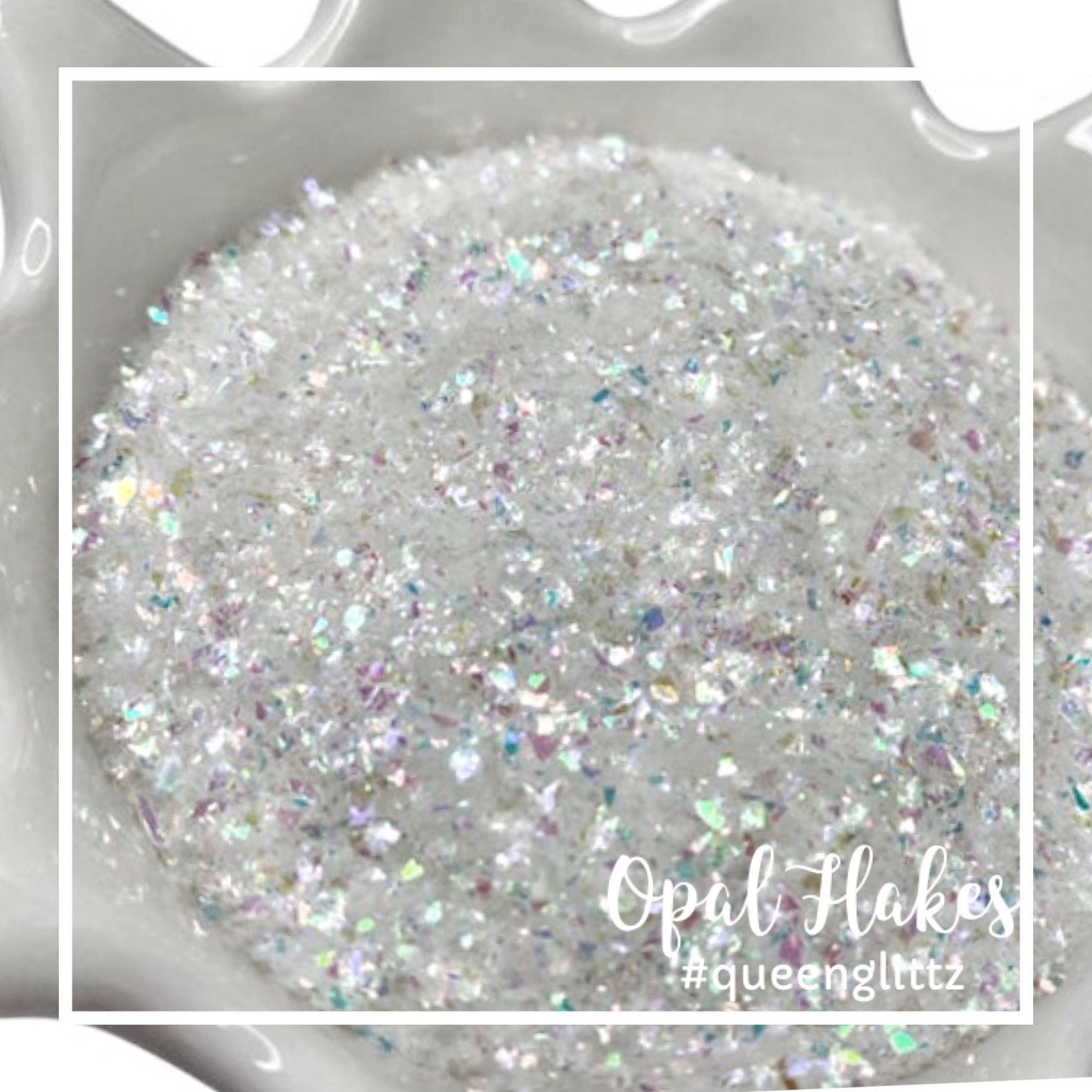 Opal Glitter Chunky Opal Glitter White Opal Chunky Glitter Etsy