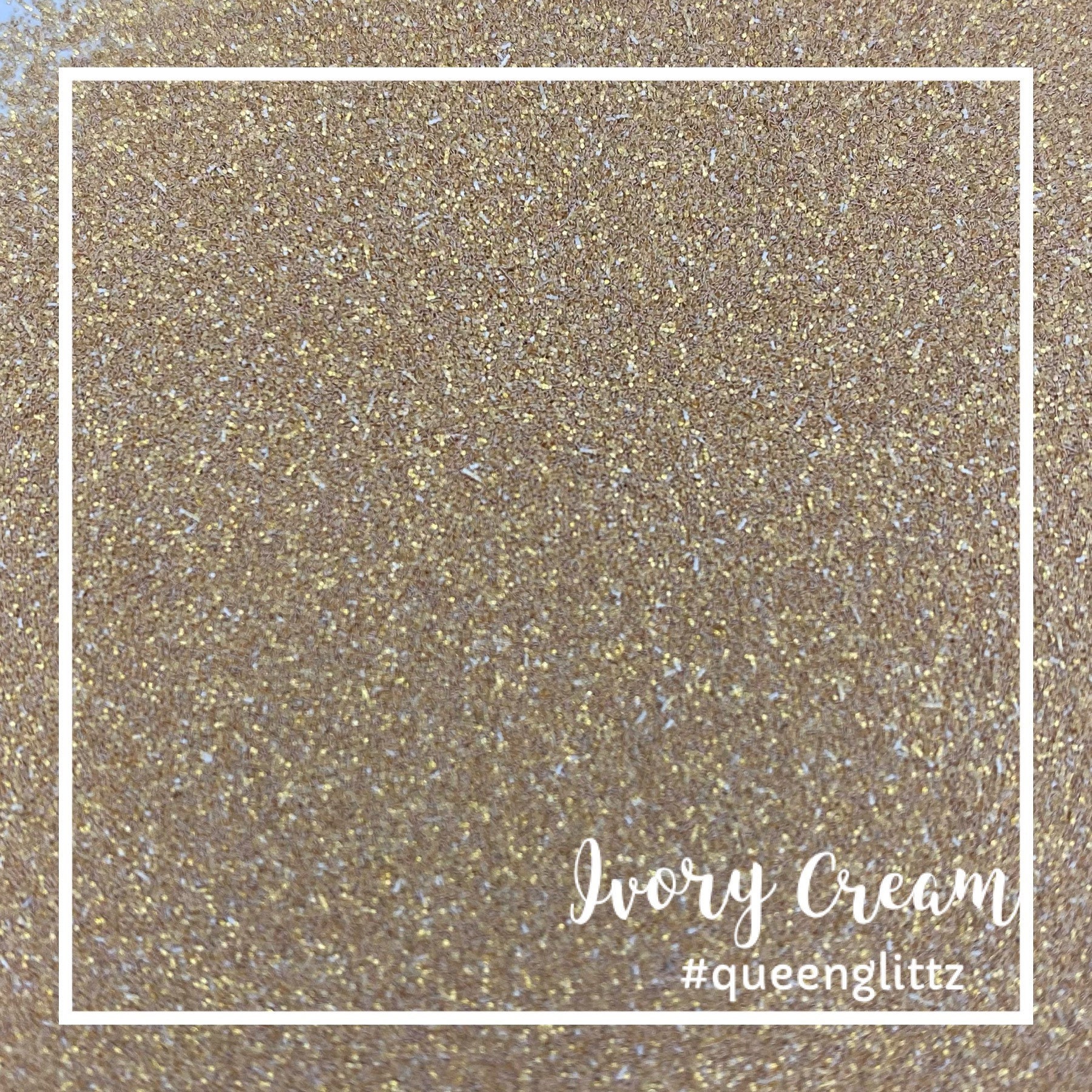 Ivory Cream Glitter Fine Ivory Glitter Cream Color Glitter Fine Polye…