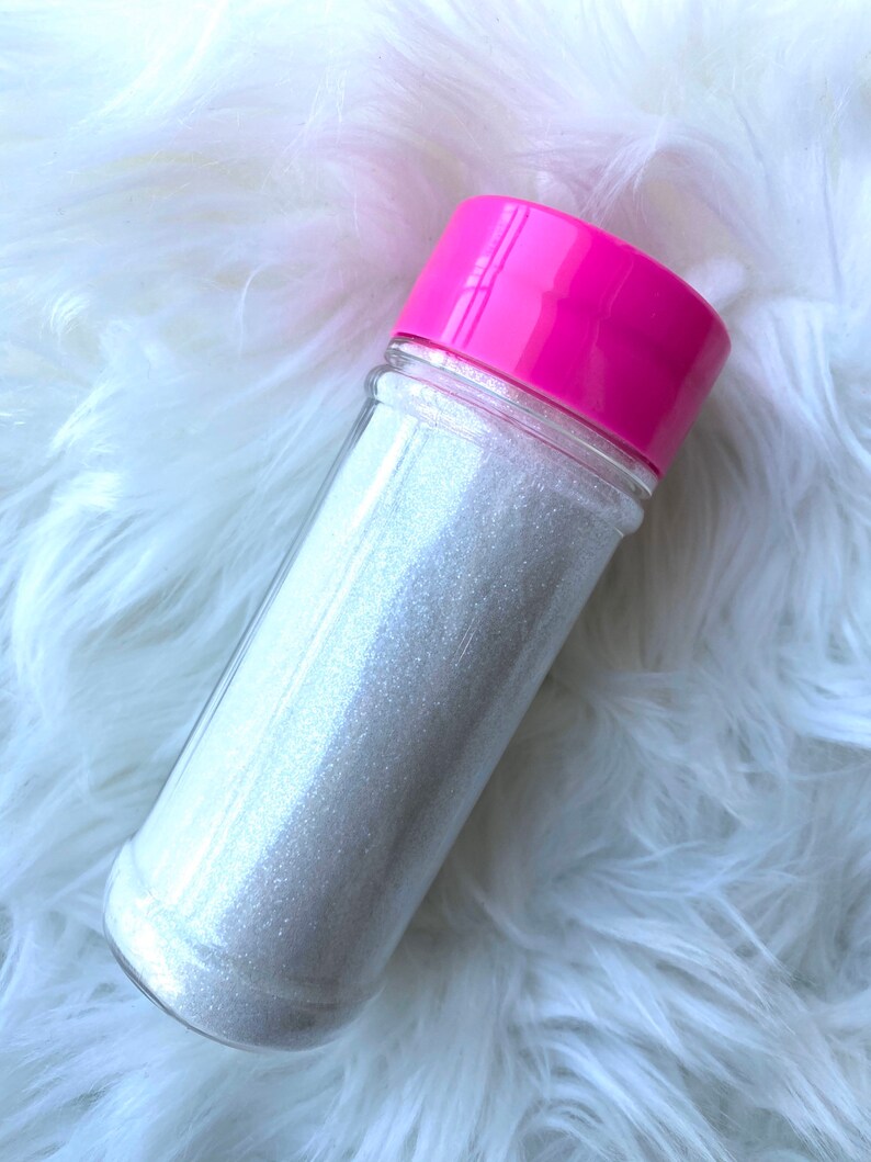 Silver White Glitter Fine Glitter Polyester Glitter White | Etsy