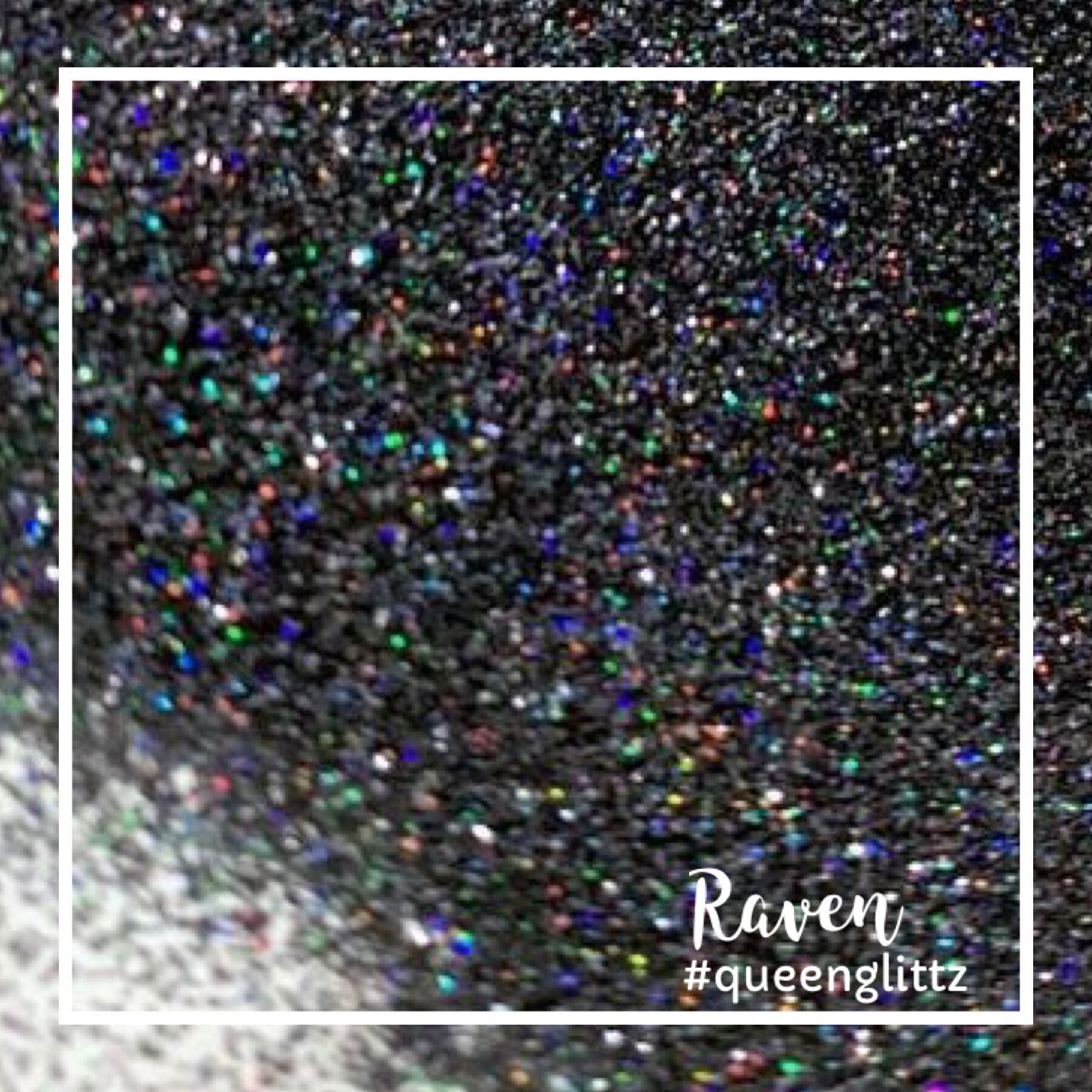 Black Glitter Raven Glitter Fine Black Glitter Black Glitter Etsy