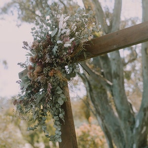 Arbour flowers, arch florals, arbor flowers, wall decor, centrepieces, wedding decor, arbour decor, native flower arbour flowers, eucalyptus
