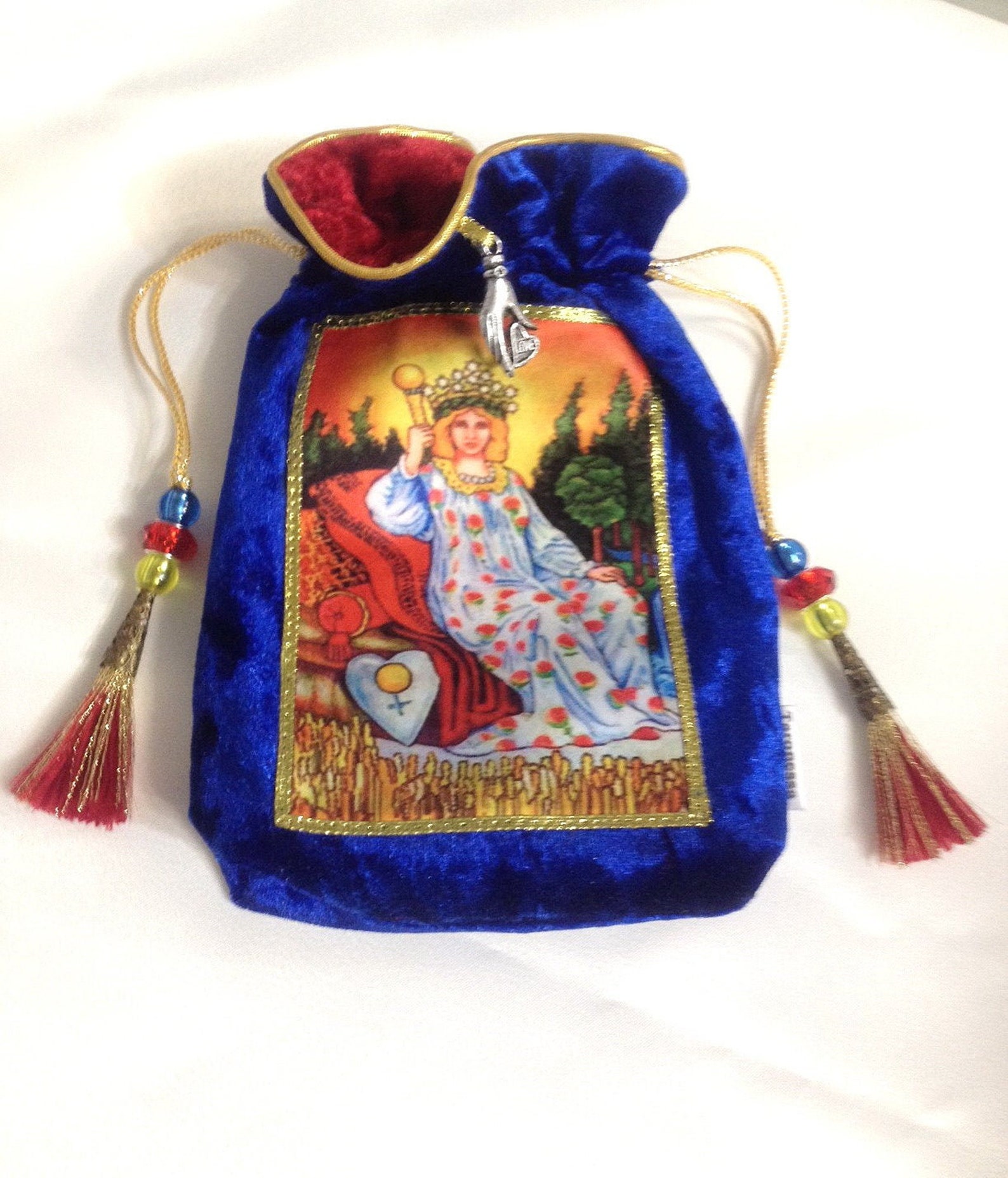 Velvet bag for Waite's Tarot. Deck Bag Oracle Bag Etsy