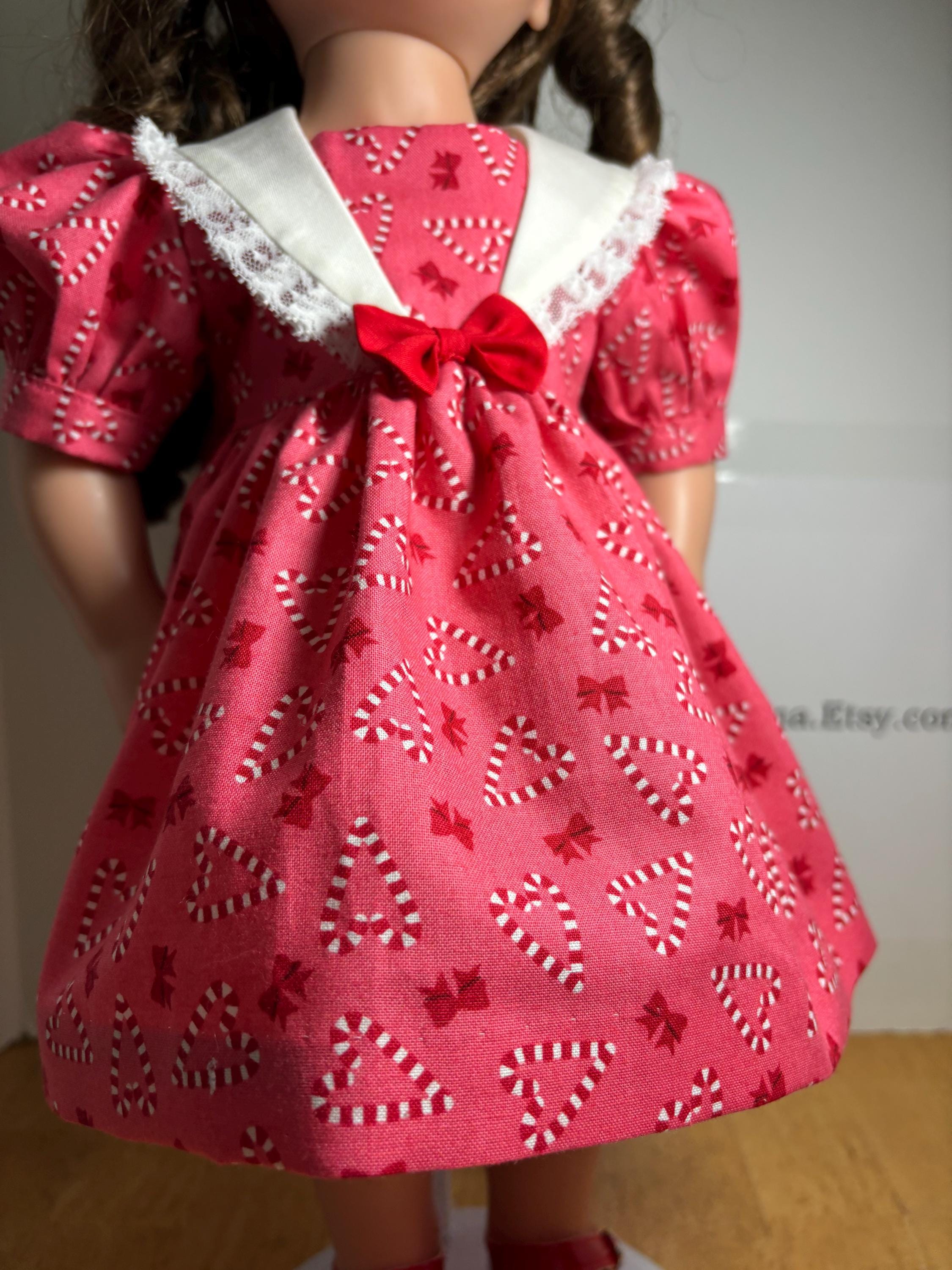18 inch Doll Dress - Valentine's Day, Christmas or every day! Fits most 18 inch dolls similar to American Girl