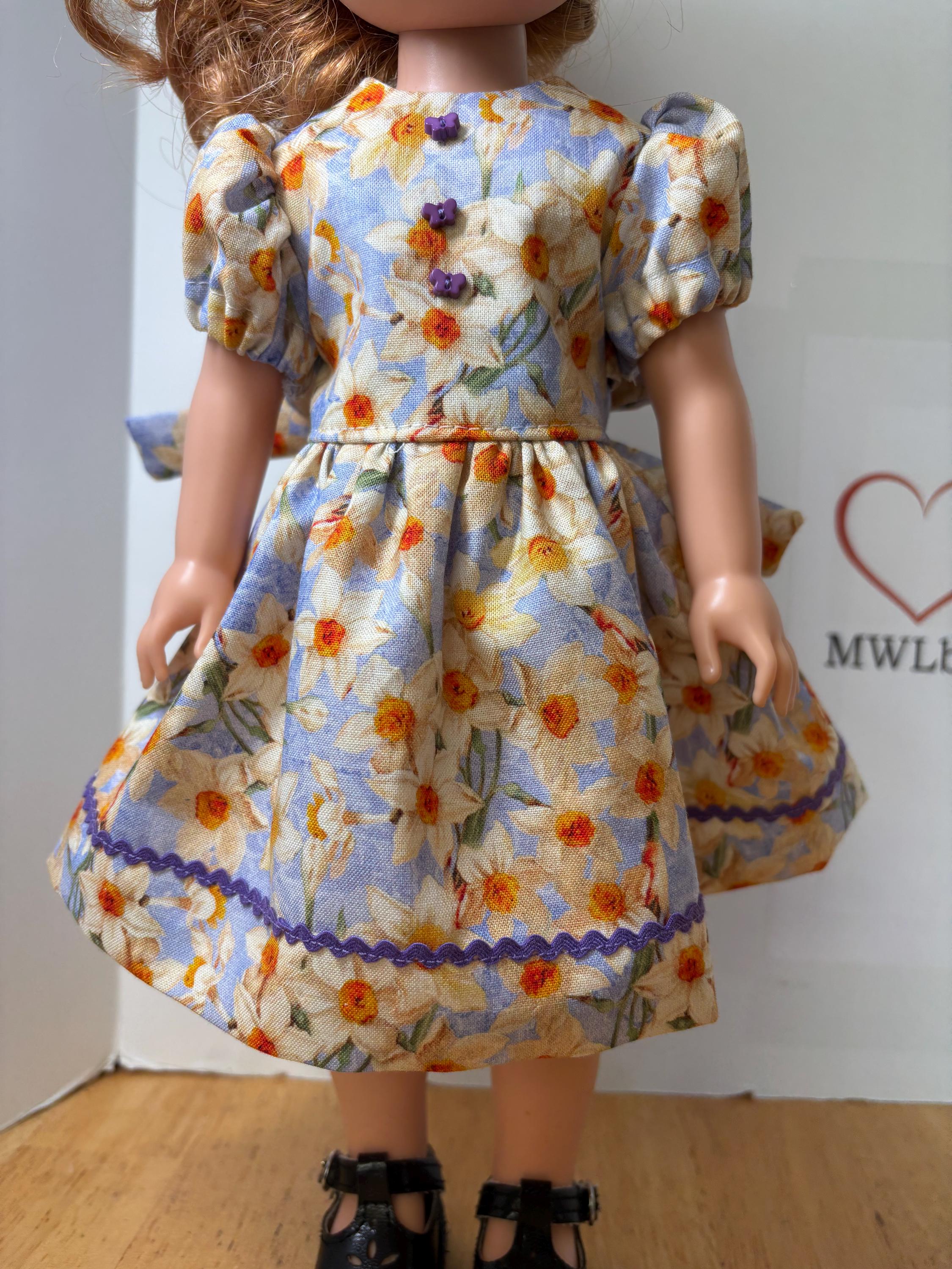 Daffodil Print Dress - Etsy