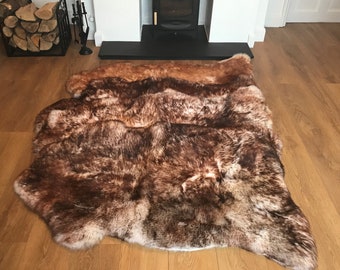Animal Skin Rugs - Etsy UK Animal Skin Rugs - Etsy UK