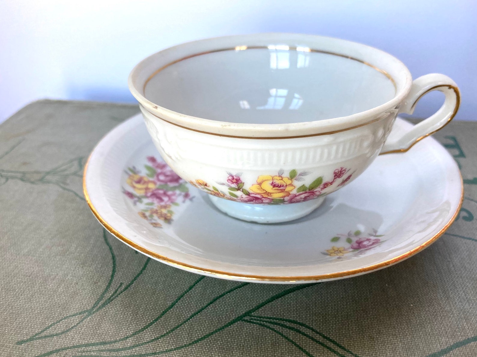 tea cup and saucer made in occupied japan