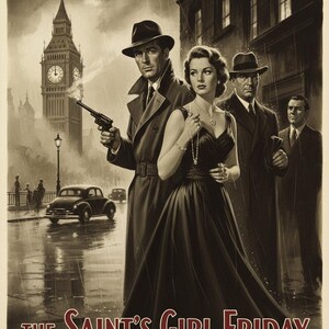 The Saint's Girl Friday (The Saint's Return) 1953 DVD Film Mystery Seymour Vintage/Rare
