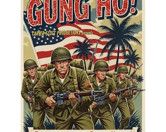 Gung Ho!: The Story of Carlson's Makin Island Raiders (1943) Classic War DVD | WWII Era Drama Film