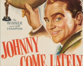 Johnny Come Lately (1943) Classic Romance DVD | James Cagney Film