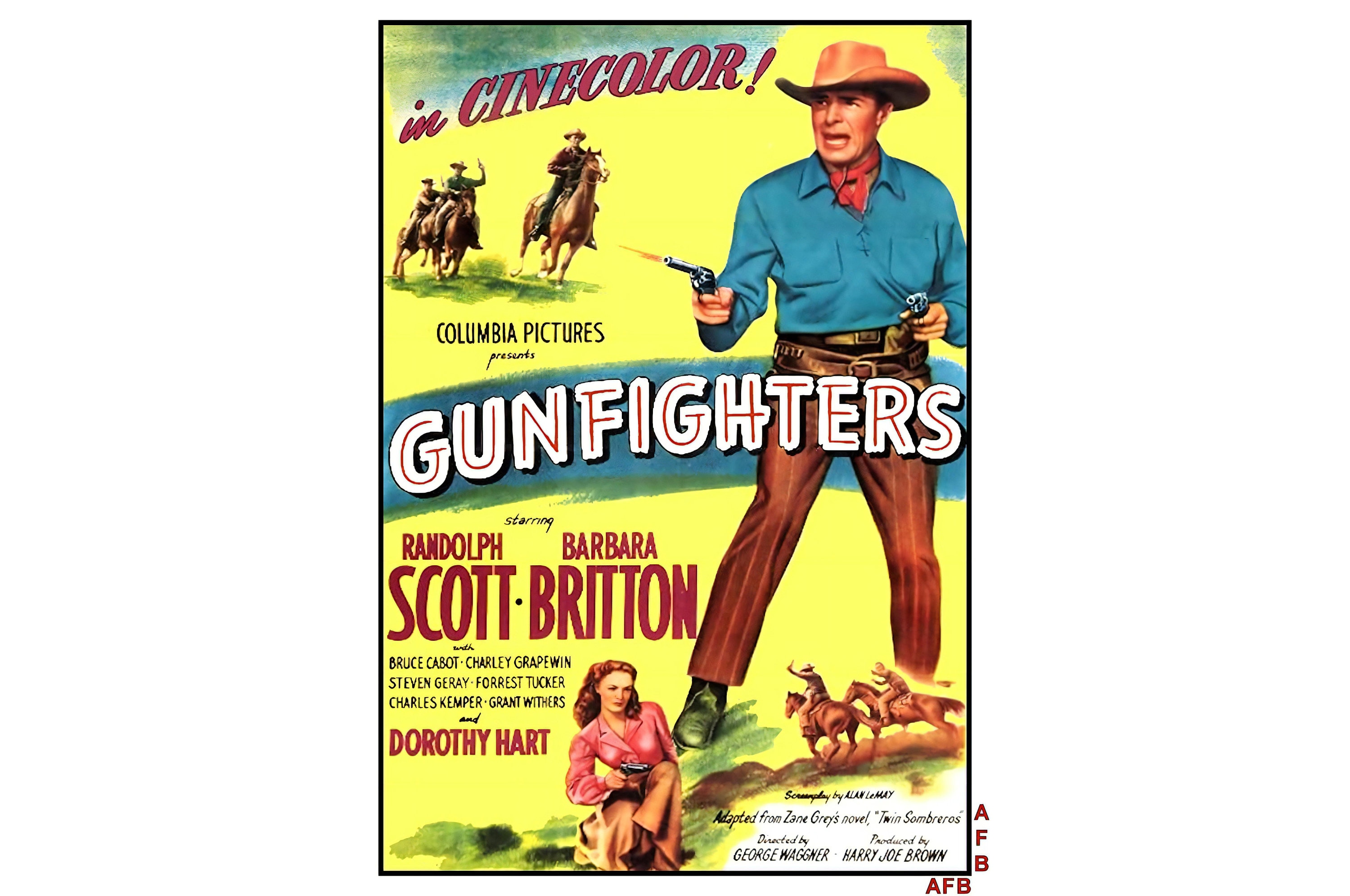 Gunfighters 1947 DVD Movie Film Western Vintage Rare
