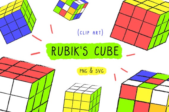 Download Rubik S Cube Cutting File Clip Art Handmade Vector Png Etsy PSD Mockup Templates