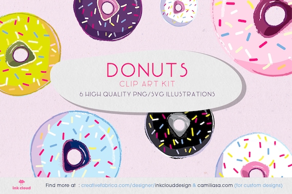 Download Free Sale Svg Png Donut Clipart Doughnut Vector Meal Prep Bundle Etsy PSD Mockup Template