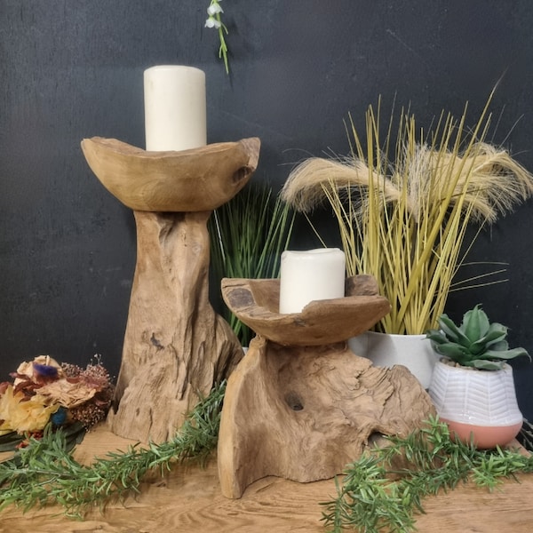 Rustic Candle Holder Etsy UK