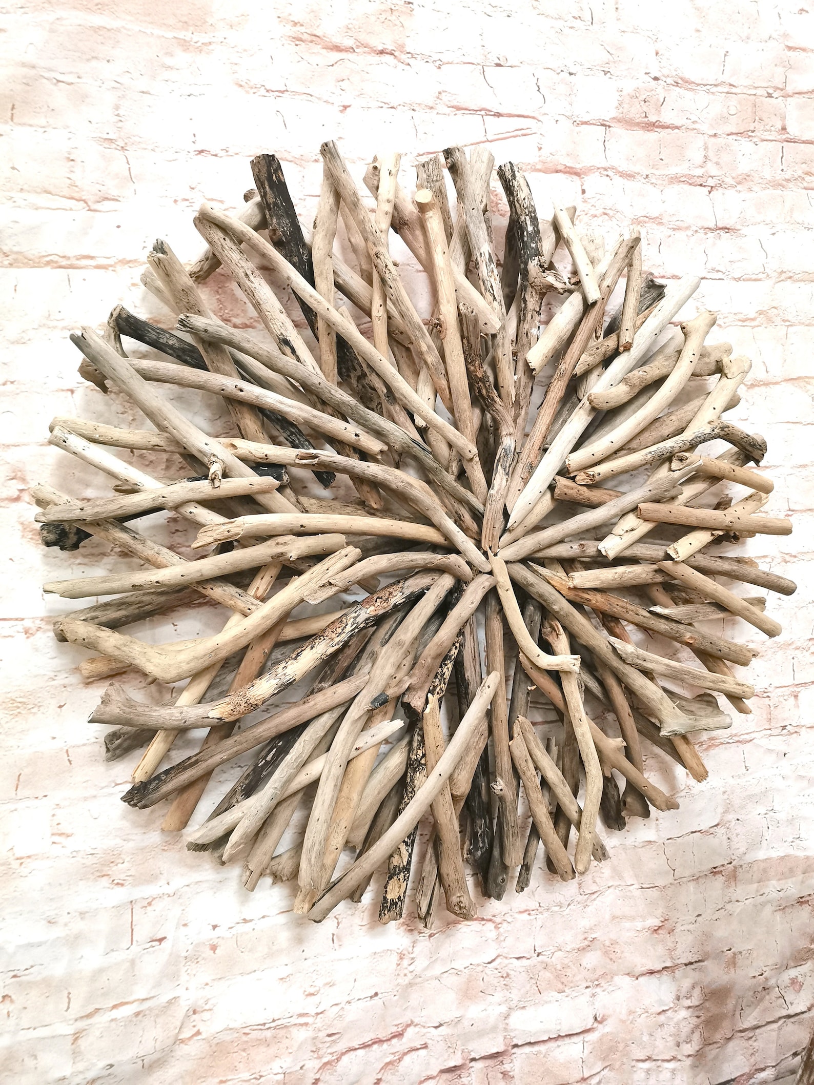 Driftwood Circle Wall Hanging Hand made 2 sizes available Etsy